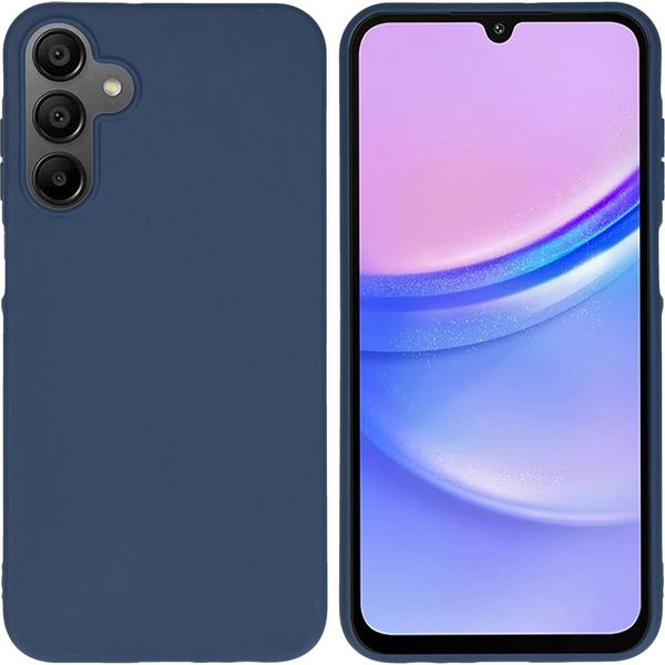 Imoshion Custodia Protettiva Samsung Galaxy A15 (5G)/Samsung Galaxy A15 (4G) Custodia Per Telefono Cellulare Back Cover Per Samsung Galaxy A15 (5G)/Samsung Galaxy A15 (4G) - Blu Scuro-image
