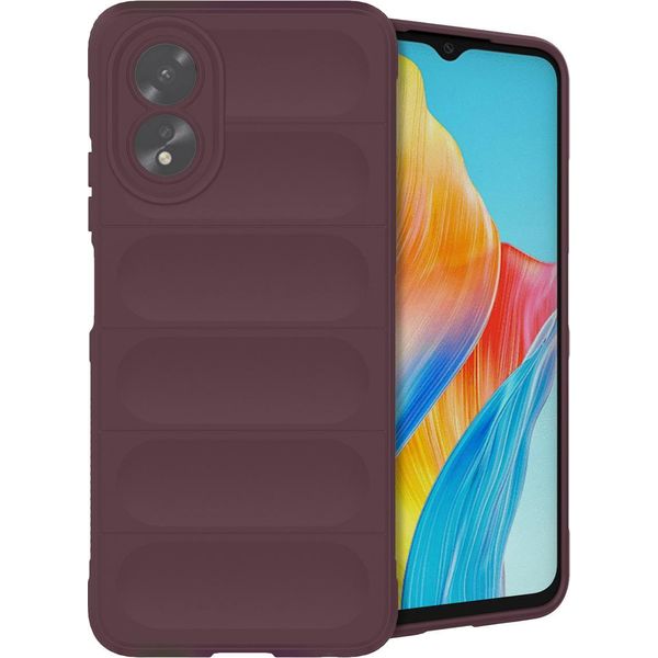 Oppo A38/Oppo A18 Custodia Morbida - Silicone - Imoshion Custodia Morbida/Copertina Posteriore - Melanzana-image