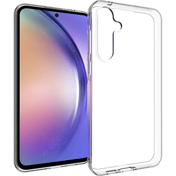 Samsung Galaxy A55 Cover - Silicone - Custodia Morbida Accezz/Copertura Posteriore - Trasparente-image