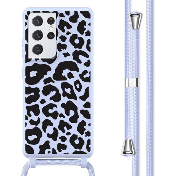 Custodia Samsung Galaxy S21 Ultra - Silicone - Imoshion Custodia Morbida/Manicotto Con Cinturino/Copertura Posteriore - Colorata-image