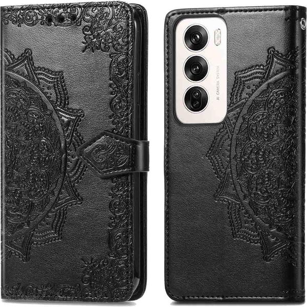 Oppo Reno 12 Pro Sleeve - Pelle Finta - Flip Cover Imoshion - Nero-image
