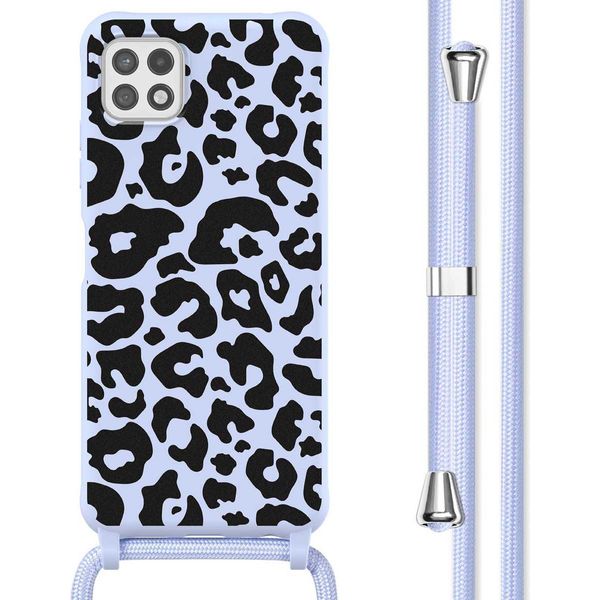 Samsung Galaxy A22 Cover - Silicone - Imoshion Custodia Morbida/Case Con Cinturino/Copertura Posteriore - Colorato-image