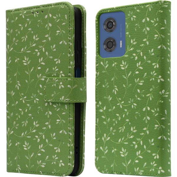 Motorola Moto G24/Motorola Moto G04 Coperture - Pelle Finta - Imoshion Flip Cover - Multicolore-image