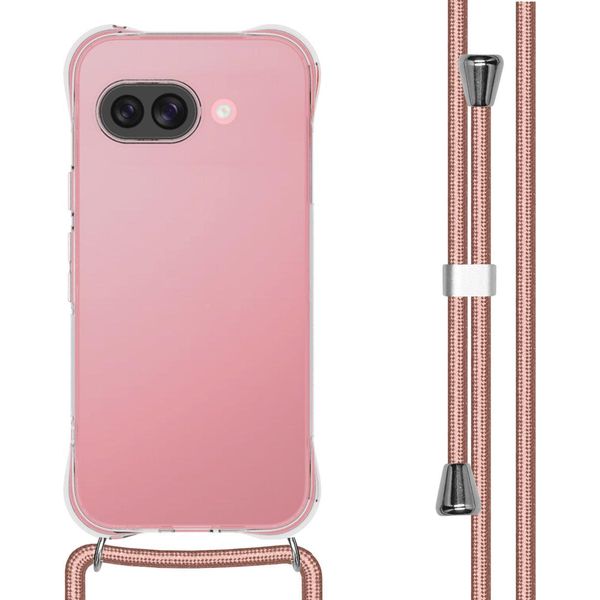 Imoshion Custodia Protettiva Google Pixel 9A Con Fascia Posteriore Con Catena Custodia Per Google Pixel 9A - Rosegold-image