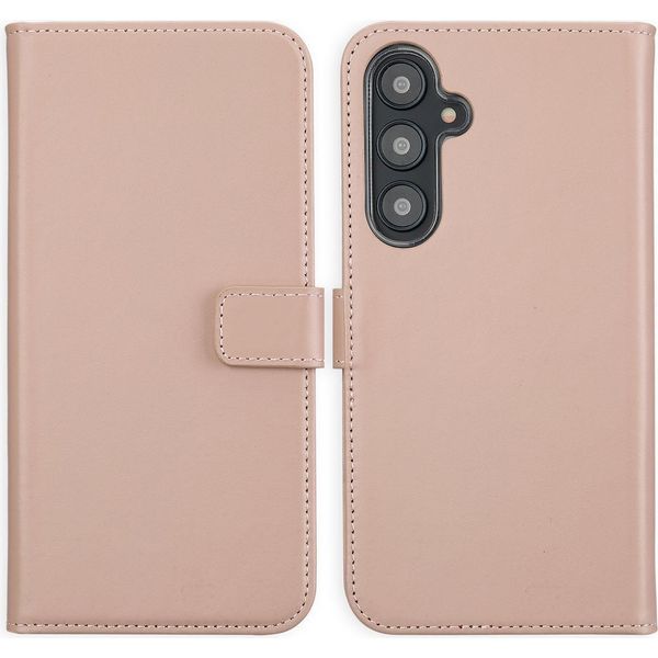 Custodia Per Samsung Galaxy S24 Fe - Vera Pelle - Custodia Selencia Flip Flap - Rosa Chiaro-image