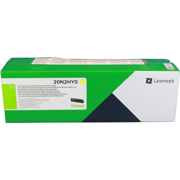 Lexmark 20N2HY0 Cartuccia Toner 1 Pz Giallo-image