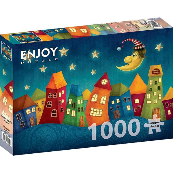Enjoy Puzzle Case Colorate 1000 Pezzi-image