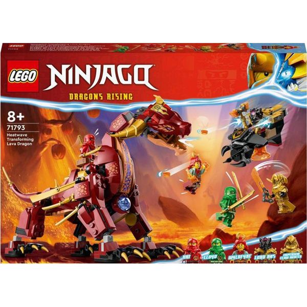 Lego® Ninjago® 71793 Heatwave E Il Suo Dr. Lava Trasformabile-image