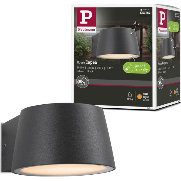 Paulmann Lampada Da Parete Per Esterni A Led Capea Insect-Friendly-image