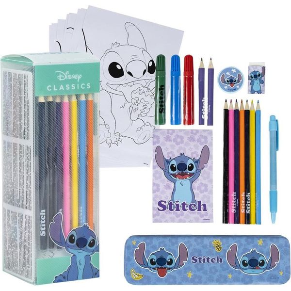 CerdÀ - Premium Zestaw ArtykułóW Szkolnych Z Motywem Disney Stitch-image