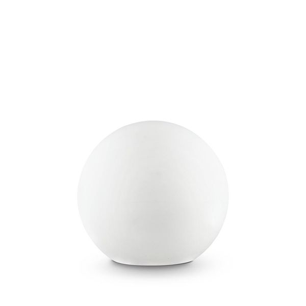 Piantana Moderna Sole Materie Plastiche Bianco 1 Luce E27 D40Cm-image