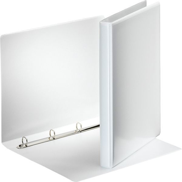 Esselte 49700 Ringbuch PräSentation - AußEntaschen, A4, Pp, 4 Ringe, 16 Mm, Weiß-image