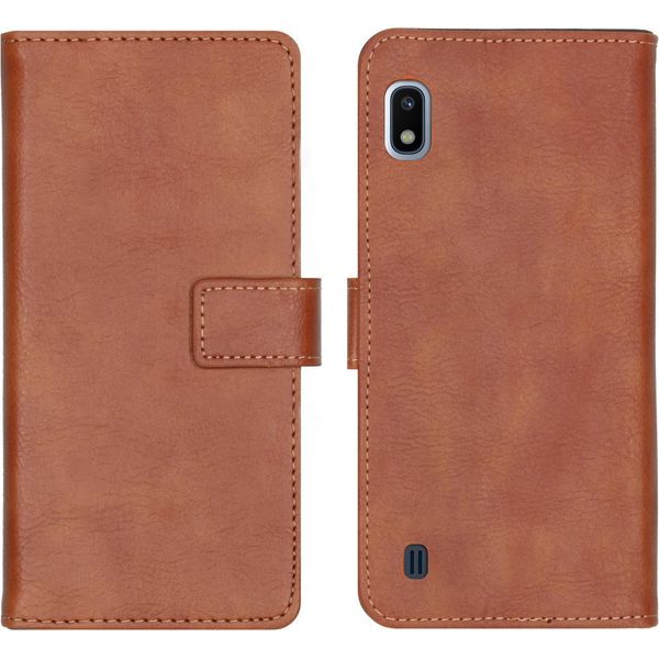 Custodia Per Cellulare Imoshion Per Samsung Galaxy A10 - Cover Flip A Libro - Marrone-image