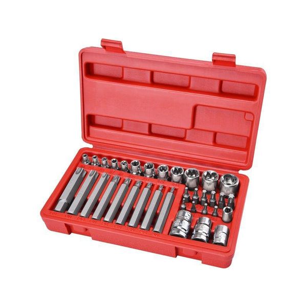 Set Di Punte E Bussole 40 Pezzi HEX-TORX-XZN Extol Premium-image