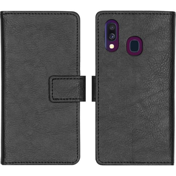 Custodia Per Cellulare Imoshion Per Samsung Galaxy A40 - Cover Flip A Libro - Nero-image