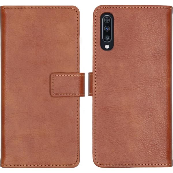 Custodia Per Cellulare Imoshion Per Samsung Galaxy A70 - Cover Flip A Libro - Marrone-image