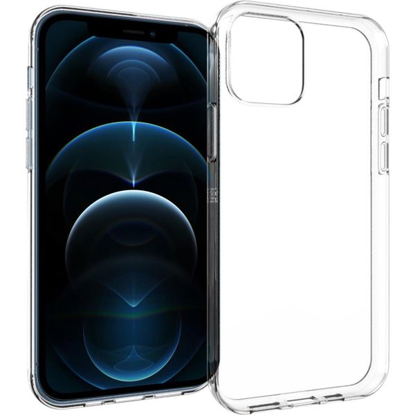 Custodia Per Iphone 12 Pro/ Iphone 12 - Silicone - Accezz Custodia Morbida/Backcover - Trasparente-image