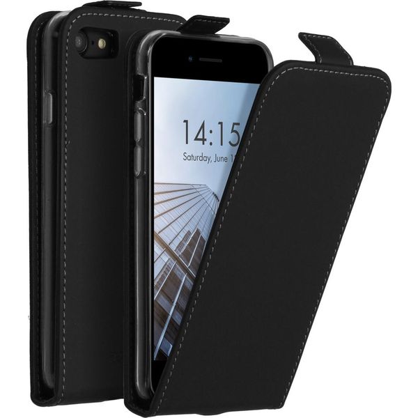 Custodia Per Iphone 7/ Iphone 8/ Iphone Se 2020/ Iphone Se 2022 - - Custodia Accezz Flip - Nero-image