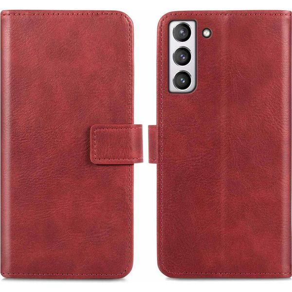 Custodia Per Cellulare Imoshion Per Samsung Galaxy S21 Fe - Cover Flip A Libro - Rossa-image