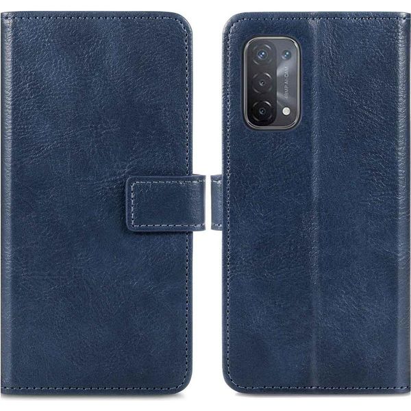 Custodia Imoshion Per Oppo A74 (5G)/Oppo A54 (5G) - Flip Cover Bookcase Flip - Blu Scuro-image