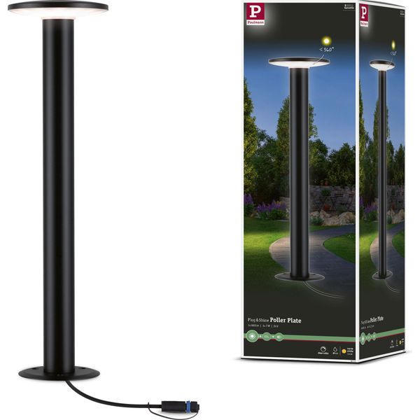 Paulmann Plug & Shine Luce Di Dissuasione A Led Piastra A Luce Singola-image