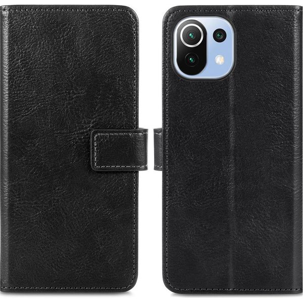 Imoshion Cover Per Telefoni Cellulari Per Xiaomi 11 Lite 5G Ne/Xiaomi Mi 11 Lite (5G)/Xiaomi Mi 11 Lite (4G) - Flip Cover Libreria Flip - Nero-image
