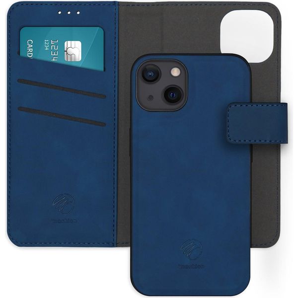 Imoshion Custodia Protettiva Iphone 13 Custodia Protettiva A Libro Custodia Per Iphone 13 - Blu-image