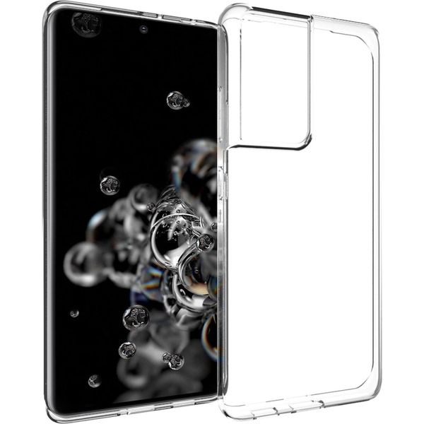 Samsung Galaxy S21 Ultra Sleeve - Silicone - Custodia/Copertura Morbida Accezz - Trasparente-image