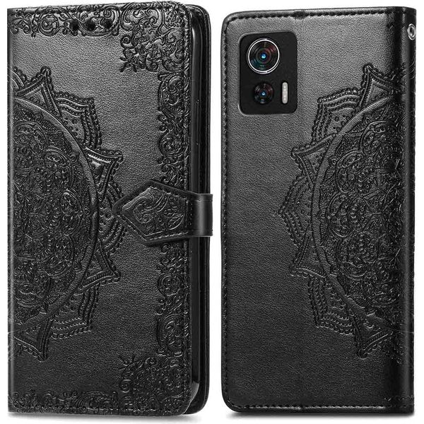Motorola Edge 30 Neo Sleeve - Pelle Finta - Flip Cover Imoshion - Nero-image
