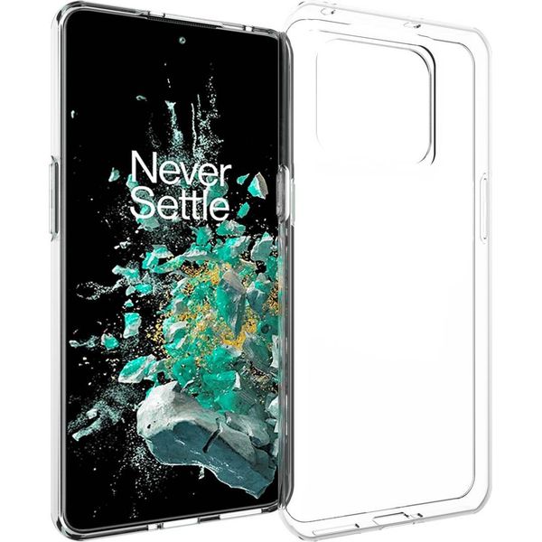 Custodia Oneplus 10T - Silicone - Custodia Morbida Accezz/Copertura Posteriore - Trasparente-image