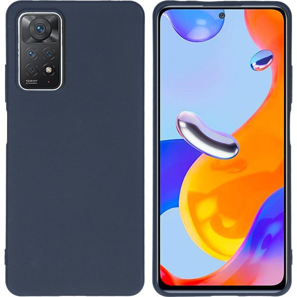 Imoshion Custodia Protettiva Xiaomi Redmi Note 11 Pro Custodia Posteriore Per Xiaomi Redmi Note 11 Pro - Blu Scuro-image