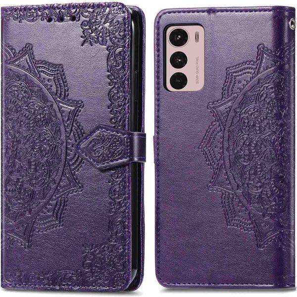 Motorola Moto G42 Cover - Pelle Finta - Flip Cover Imoshion - Viola-image
