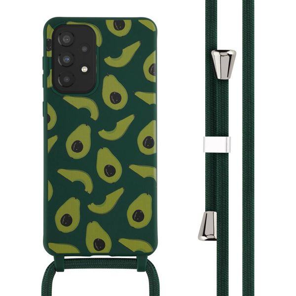 Samsung Galaxy A33 Cover - Silicone - Imoshion Custodia Morbida Con Cinturino/Copertura Posteriore - Verde-image
