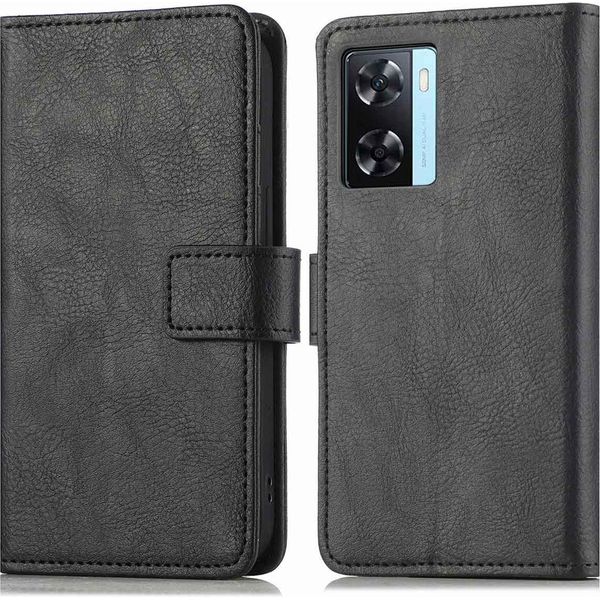 Custodia Per Cellulare Imoshion Per Oppo A57S/Oppo A57 - Flip Cover Bookcase Flip - Nero-image