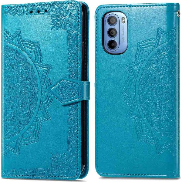 Motorola Moto G14 Sleeve - Pelle Finta - Flip Cover Imoshion - Colore Turchese-image
