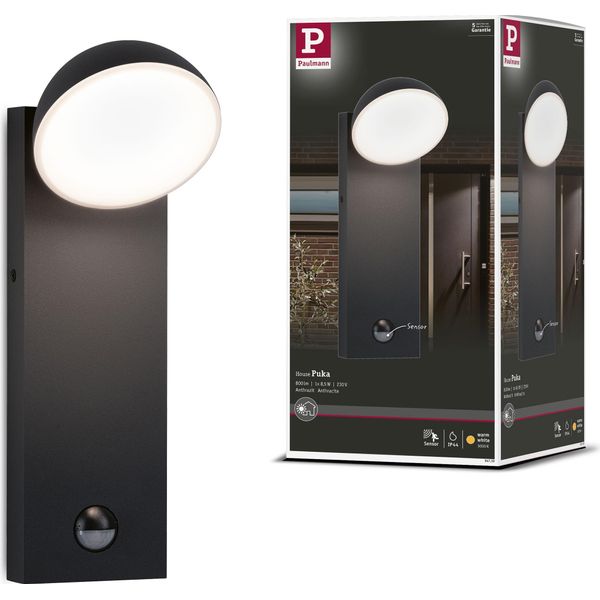 Paulmann Lampada Da Parete Per Esterni A Led Puka Resistente All'acqua Di Mare-image