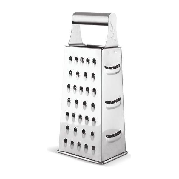 Lamart LT7067 Grattugia Quadrata, Altezza 24 Cm, Acciaio Inox, Quattro Tipi Di Superfici Di Grattugia, Colore Acciaio Inox-image