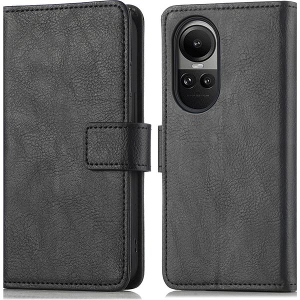 Imoshion Custodia Per Cellulare Per Oppo Reno 10 Pro/Oppo Reno 10 - Flip Cover Bookcase Flip - Nero-image