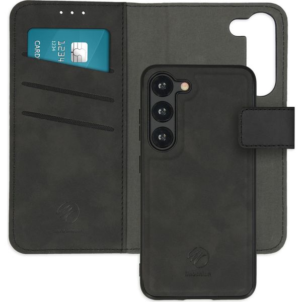 Imoshion Custodia Protettiva Samsung Galaxy S23 Custodia A Libro Lussuosa Custodia Per Cellulare Per Samsung Galaxy S23 - Nero-image