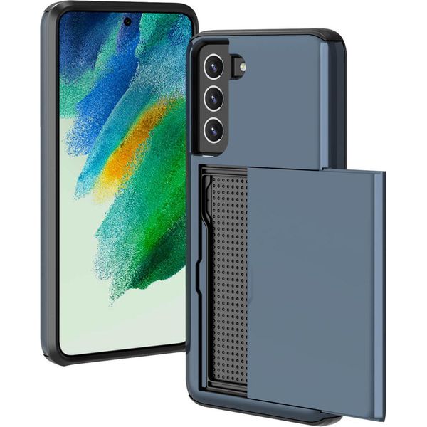 Samsung Galaxy S21 Fe Cover - Plastica - Imoshion Custodia Rigida/Backcover - Blu Scuro-image
