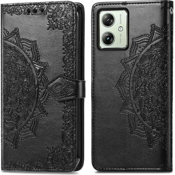 Motorola Moto G54 Cover - Pelle Finta - Flip Cover Imoshion - Nero-image