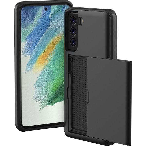 Samsung Galaxy S21 Fe Cover - Plastica - Imoshion Custodia Rigida/Backcover - Nero-image