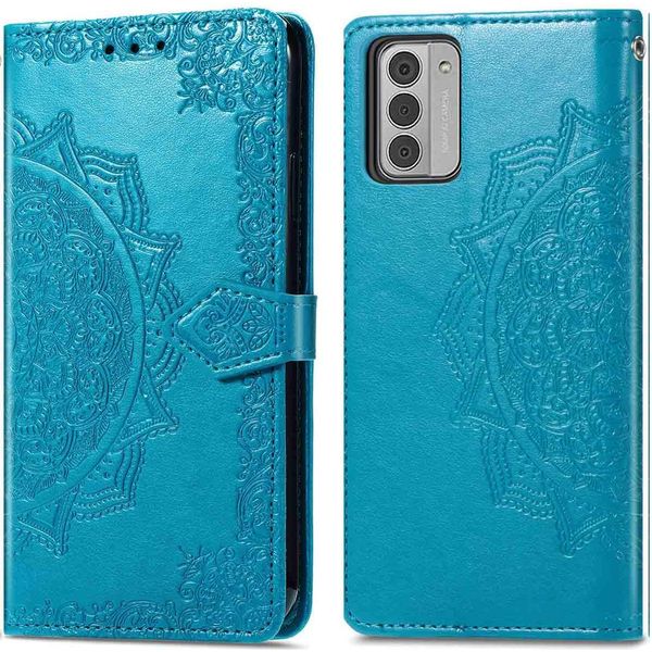 Nokia G42 Sleeve - Pelle Finta - Flip Cover Imoshion - Turchese-image