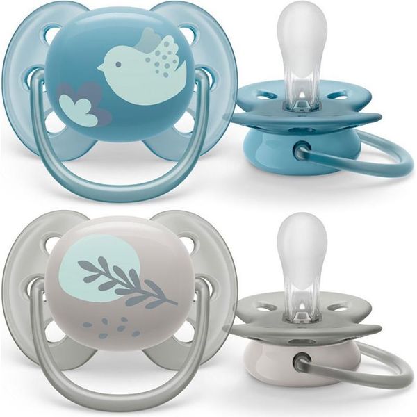 Philips Avent Succhietto Ultra Soft SCF091 6-18 Mesi In Silicone Senza Bpa 2 Pezzi-image