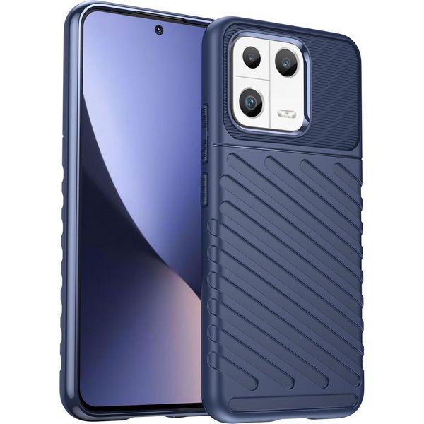 Xiaomi 13 Sleeve - Silicone - Custodia/Copertura Morbida Imoshion - Blu Scuro-image