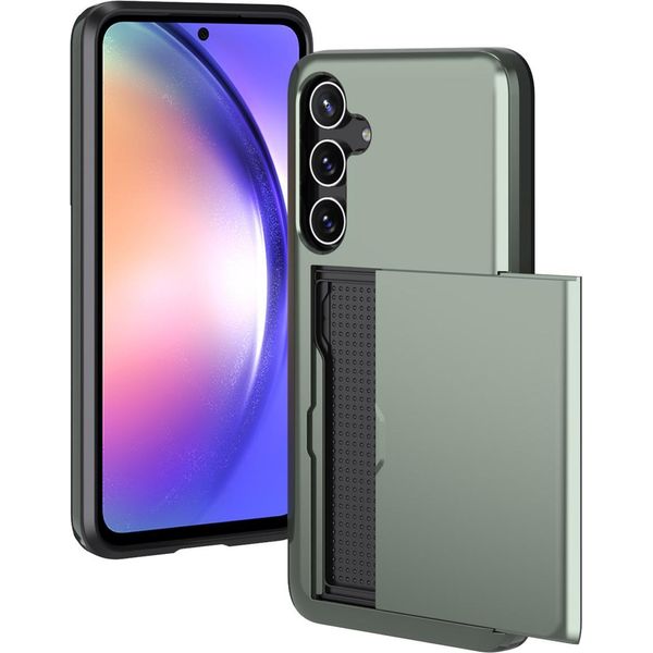 Samsung Galaxy A55 Cover - Plastica - Imoshion Custodia Rigida/Copertina Posteriore - Verde Scuro-image