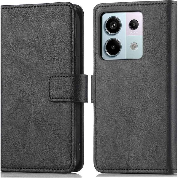 Imoshion Cover Per Xiaomi Poco X6/Xiaomi Redmi Note 13 Pro (5G) - Flip Cover Bookcase Flip - Nero-image