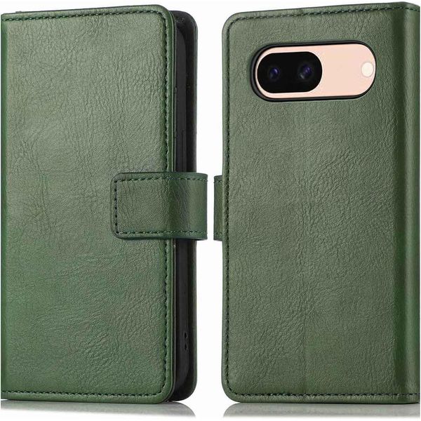 Custodia Per Cellulare Imoshion Per Google Pixel 8A - Cover Flip A Libro - Verde-image