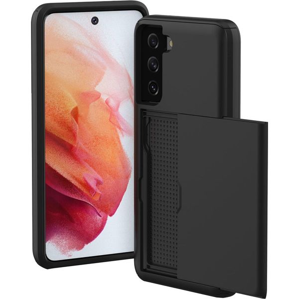 Samsung Galaxy S21 Cover - Plastica - Imoshion Custodia Rigida/Backcover - Nero-image