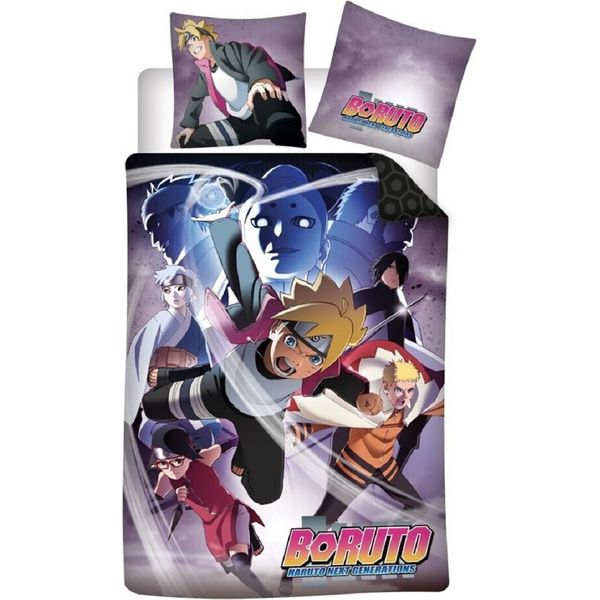 Boruto Bettbezug Team 140 X 200 Cm - Baumwolle-image